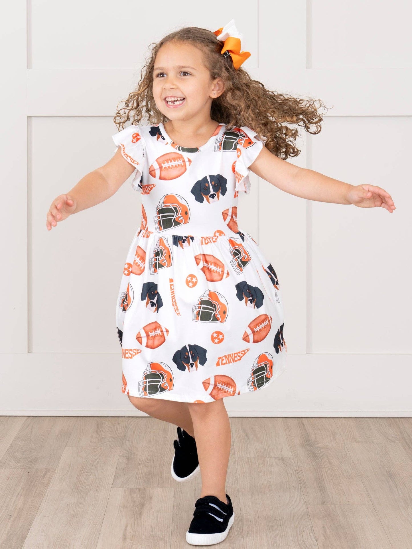 Go Team Flutter Swing Dress - Tennessee