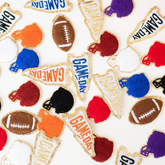 Orange Game Day Pennant Patch