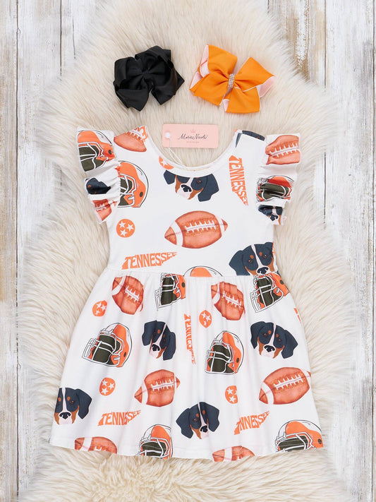 Go Team Flutter Swing Dress - Tennessee