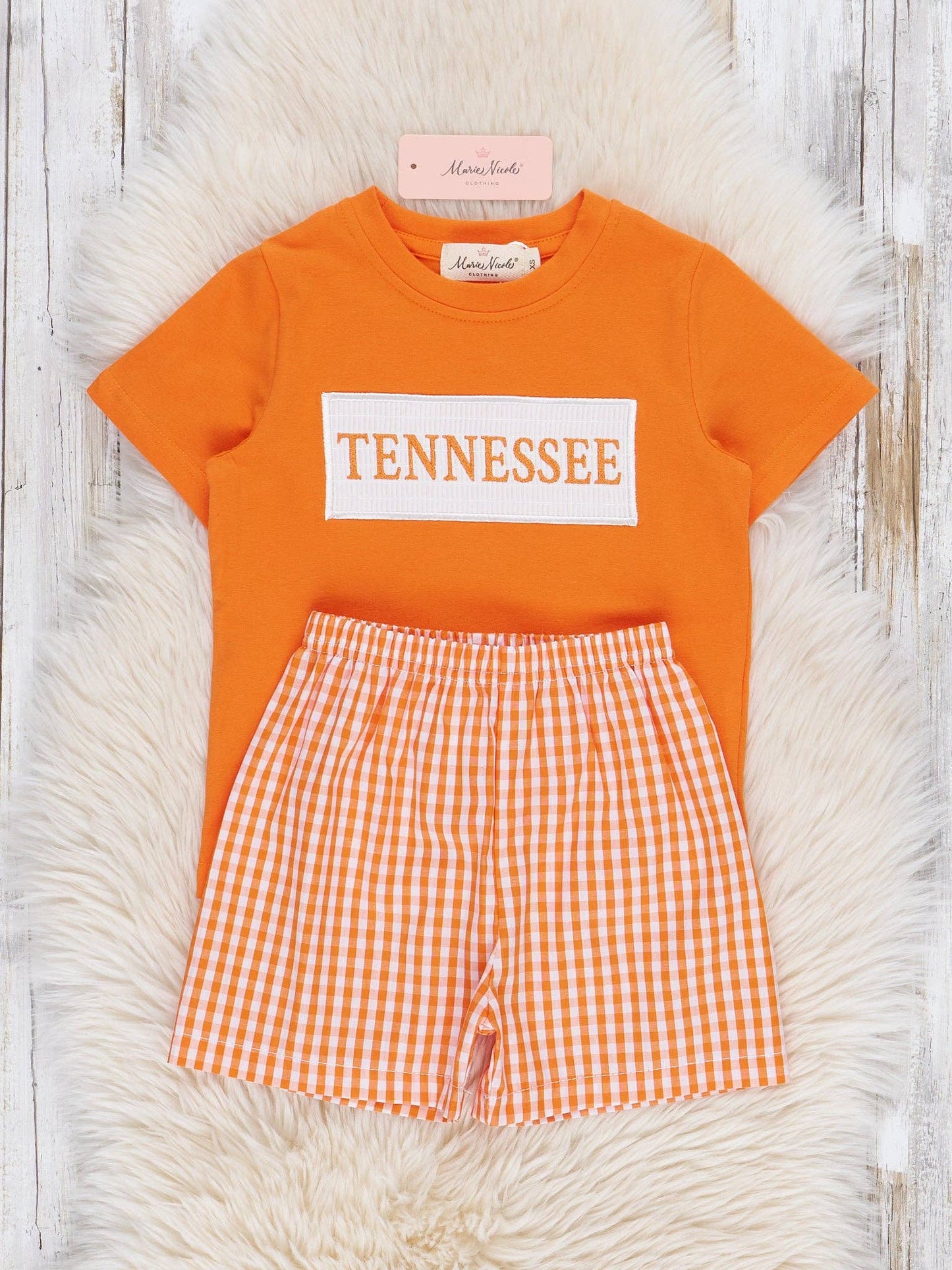 Tennessee Smocked Gingham Outfit
