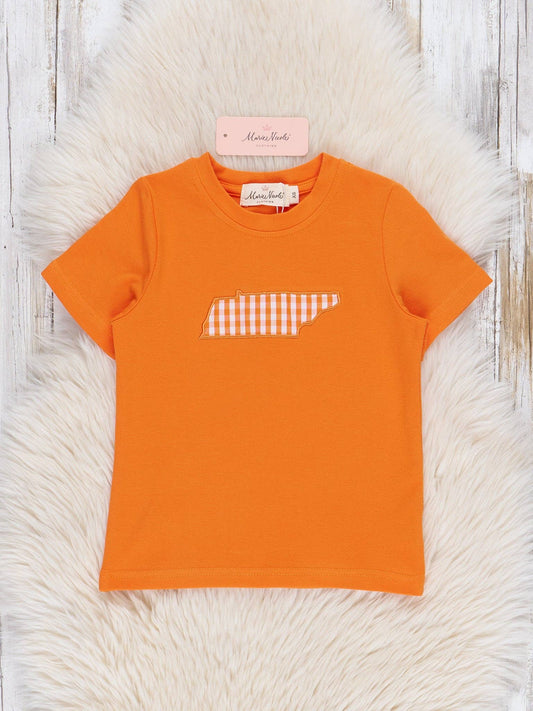 Tennessee Embroidered Gingham Shirt
