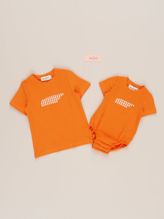 Tennessee Embroidered Gingham Bubble