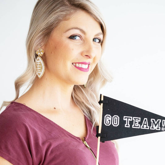 Gold Kick Off Earrings