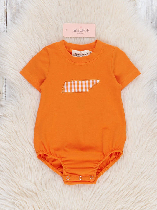 Tennessee Embroidered Gingham Bubble